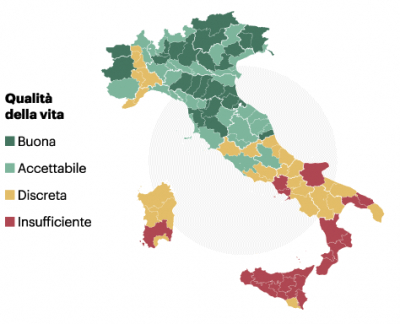 Italia Oggi: Qualità della vita 2025