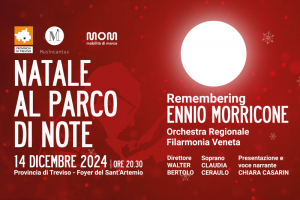 Natale al Parco di Note: sabato 14 dicembre il magico concerto in Provincia omaggia Ennio Morricone