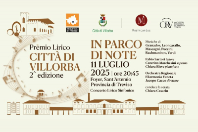 Premio Lirico Città di Villorba in Parco di Note: l&#039;Evento musicale l&#039;11 luglio nella sede della Provincia di Treviso